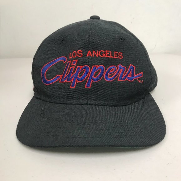 NBA Los Angeles Clippers black snapback cap 1994 Sports Specialties Vintage new
